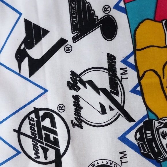 Vintage 1993 NHL TEAMS Custom Reworked Bennygonia Essential Multi-Purpose Bag - Picture 10 of 15